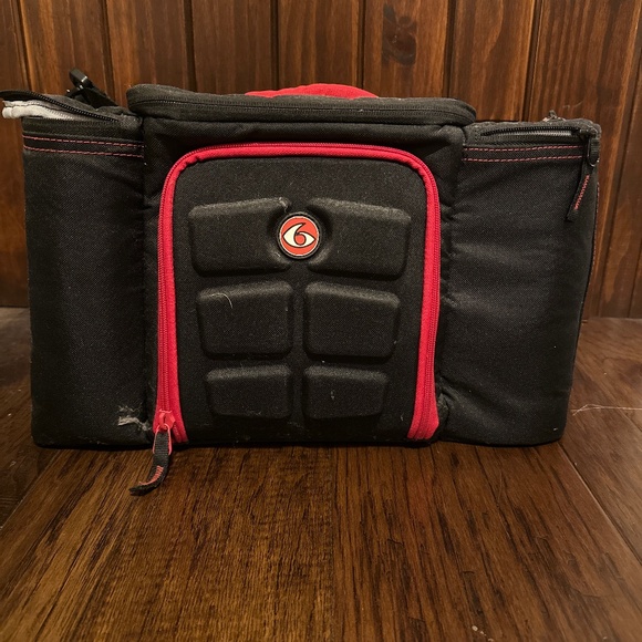 6 pack fitness meal prep bag